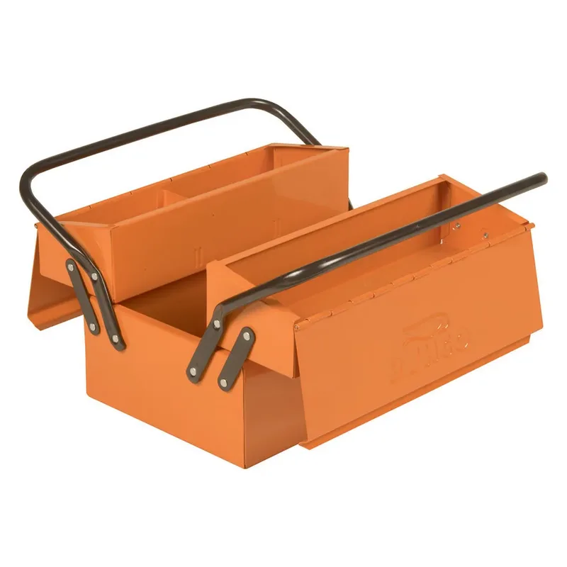 Metal Gereedschapskist Met De Mogelijkheid Om Een Hangslot Te Plaatsen 270 Mmx210 Mmx335 Mm 3 Compartimenten by Bahco – product image 2 of 2
