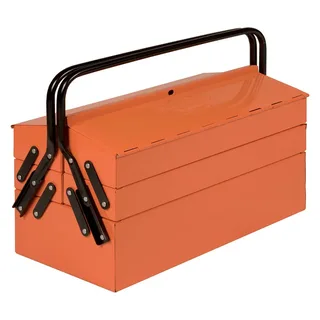 Metal Gereedschapskist Met De Mogelijkheid Om Een Hangslot Te Plaatsen 315 Mmx210 Mmx435 Mm 5 Compartimenten van Bahco – productafbeelding 1 van 2
