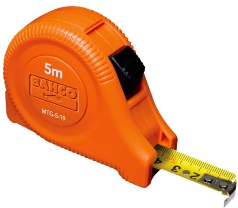 MTG-8-25 Rolmaat 8 m Koolstofstaal by Bahco, Kleurloos – product image
