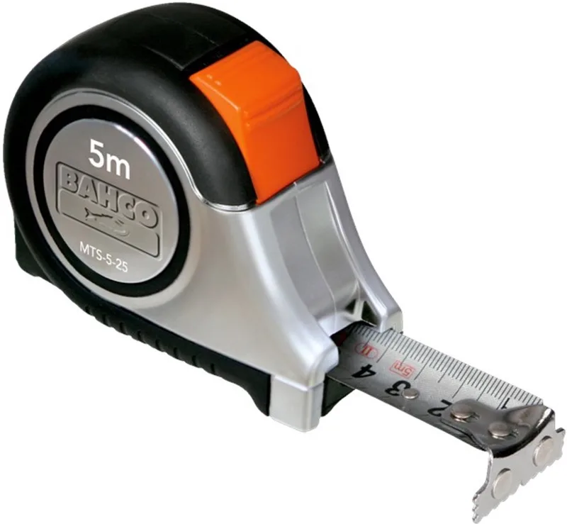 MTS-5-25 Rolmaat - 5 meter by Bahco, Silver – product image