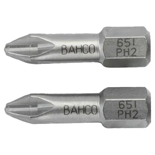 Ph1 Kruiskopschroevendraaierbit 2 Stukken de Bahco – image du produit 4 sur 6