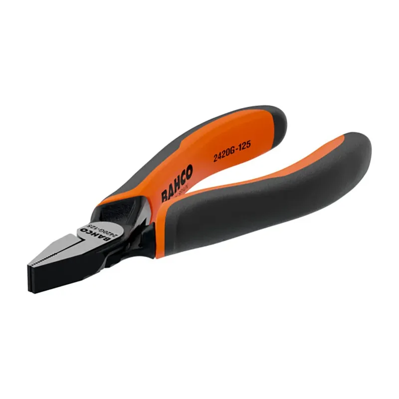 Flachzange Mit Kurzem Kopf Und Zwei-material-griffen 125 Mm von Bahco – Produktbild