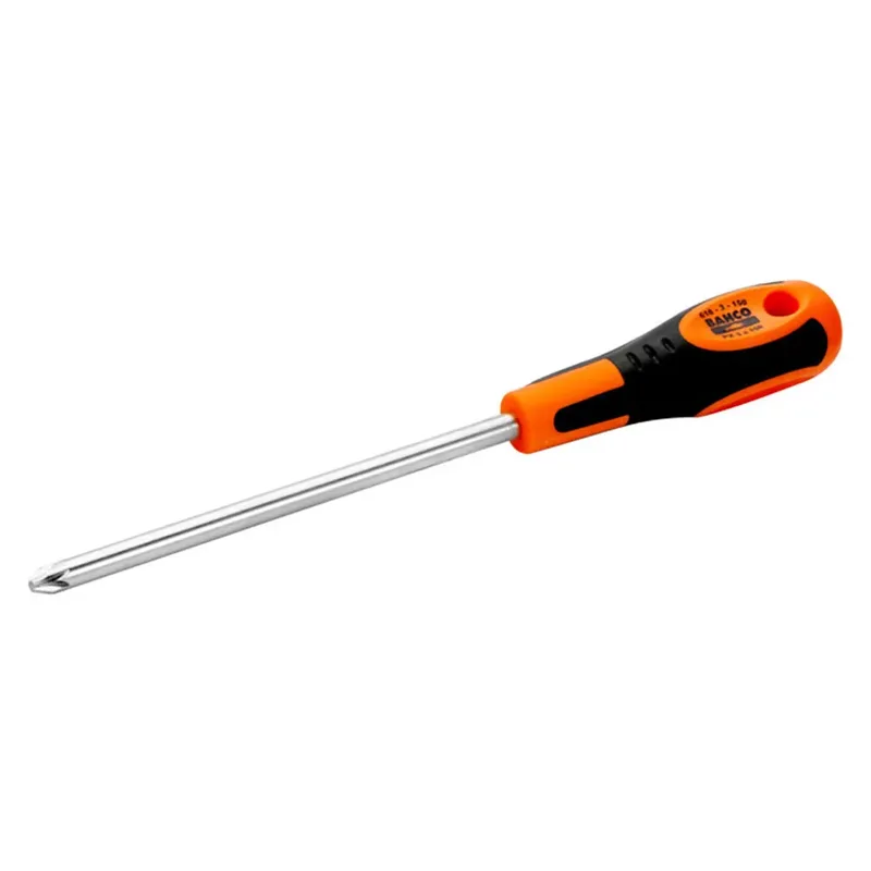 Pozidriv Screwdriver With Rubber Pz0x75 Mm Kruiskopschroevendraaier by Bahco – product image