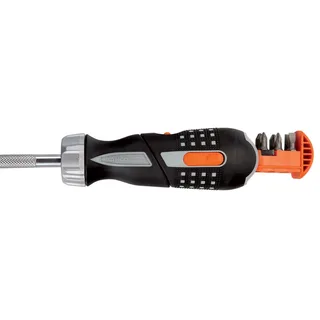 Ratelschroevendraaier 1/4'' - Pistoolgreep by Bahco, Black, Orange – product image 4 of 6