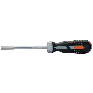 Ratelschroevendraaier 1/4'' - Pistoolgreep by Bahco, Black, Orange – product image 5 of 6