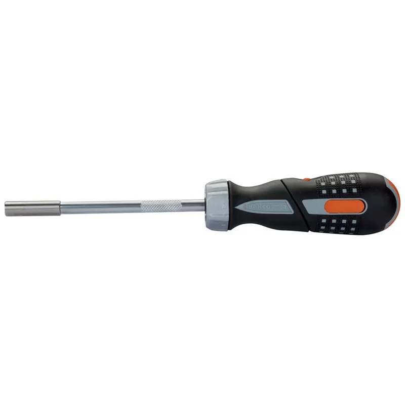 Ratelschroevendraaier 1/4'' - Pistoolgreep by Bahco, Black, Orange – product image 5 of 6
