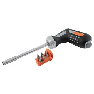 Ratelschroevendraaier 1/4'' - Pistoolgreep by Bahco, Black, Orange – product image 2 of 6