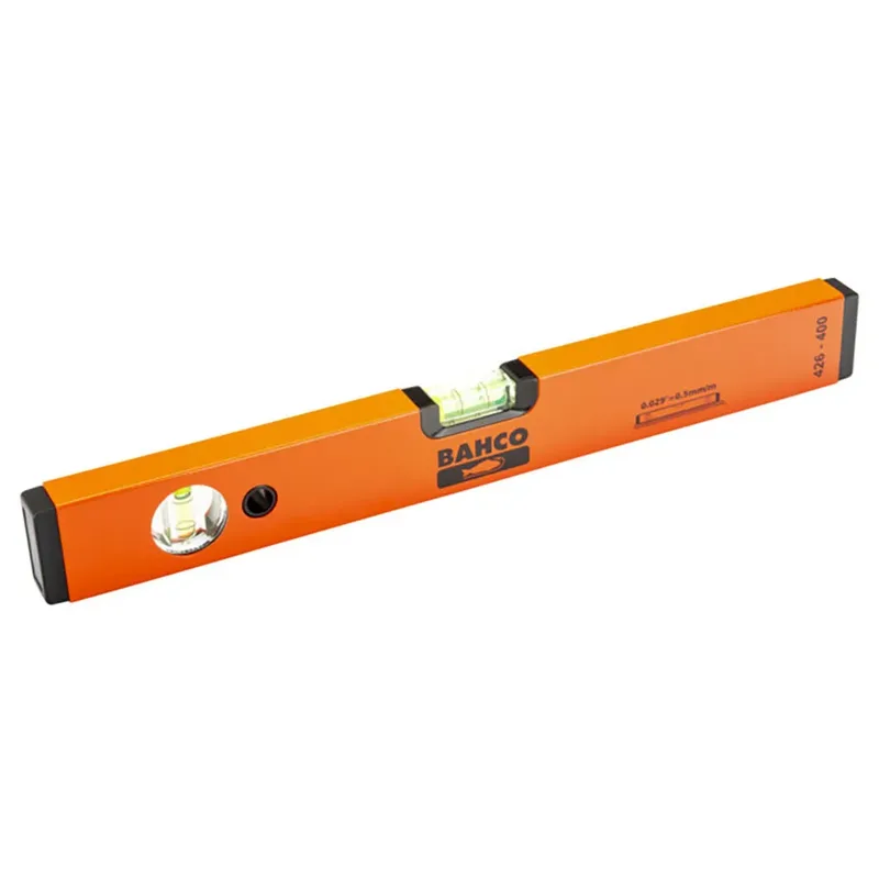Rechteckige Aluminium-wasserwaage Mit 2 Libellen 400 Mm by Bahco – product image
