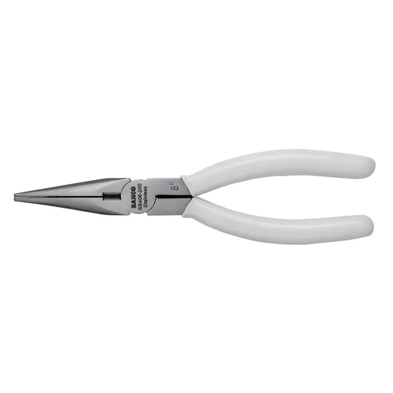 Pince à Bec Demi-rond Avec Poignées Recouvertes De Pvc Acier Inoxydable 175 Mm de Bahco – image du produit