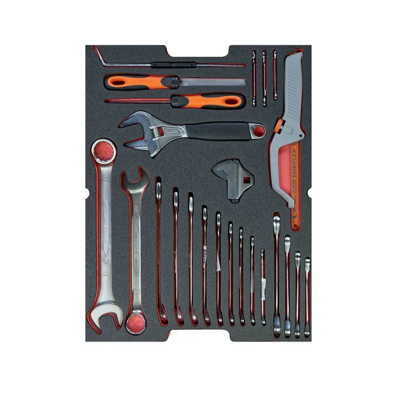 Satz Schraubenschlüssel Und Feilen In Schaumstoffeinlage Für ´´heavy Duty´´ Hartschalenkoffer 4750rchd01 24 Einheiten de Bahco – image du produit 3 sur 3