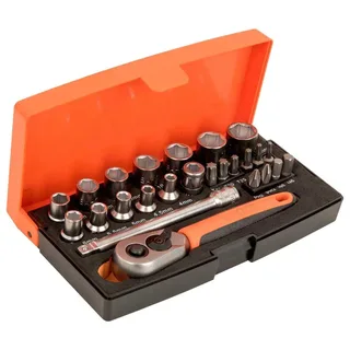 Sbsl25 1/4´´ Steckschlüssel-und Bit-set 25 Stücke von Bahco – Produktbild 1 von 4