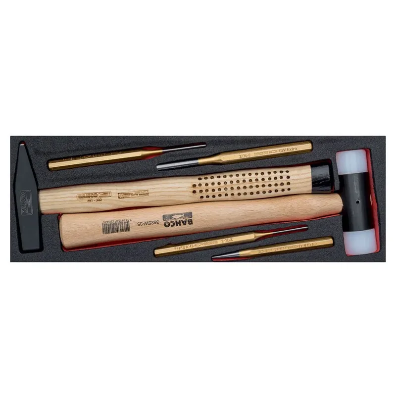 Jeu D´outils à Percussion Dans Un Plateau En Mousse Pour Valises Rigides ´´heavy Duty´´ 4750rchdw01 6 Unités de Bahco – image du produit 2 sur 2