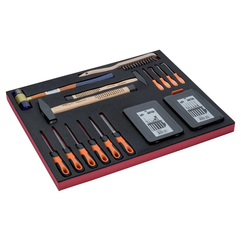 Schlagschrauber-set Und Feilen In Schaumstoffeinlage 3-3 Fit&go 24 Einheiten by Bahco – product image 1 of 3