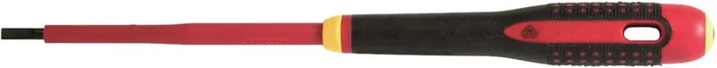 Schroevendraaier ERGO™ Geïsoleerd 1000V VDE Sleuf 0.6x3.5mm 100mm - BE-8230S by Bahco, Kleurloos – product image