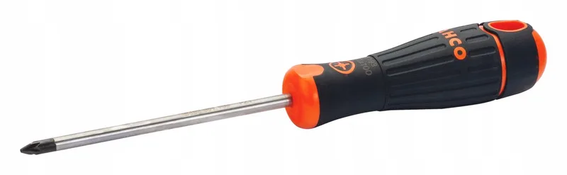 Schroevendraaier Pozidriv PZ2x125mm - Kwaliteit & Comfort de Bahco, Orange – image du produit