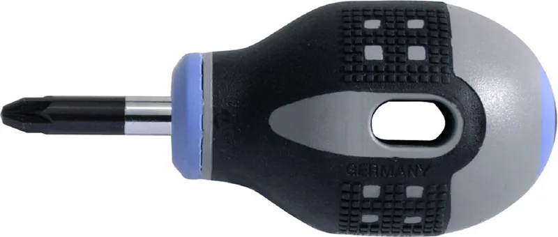 schroevendraaier PZ1 stubby - BE-8801 van Bahco, Kleurloos – productafbeelding