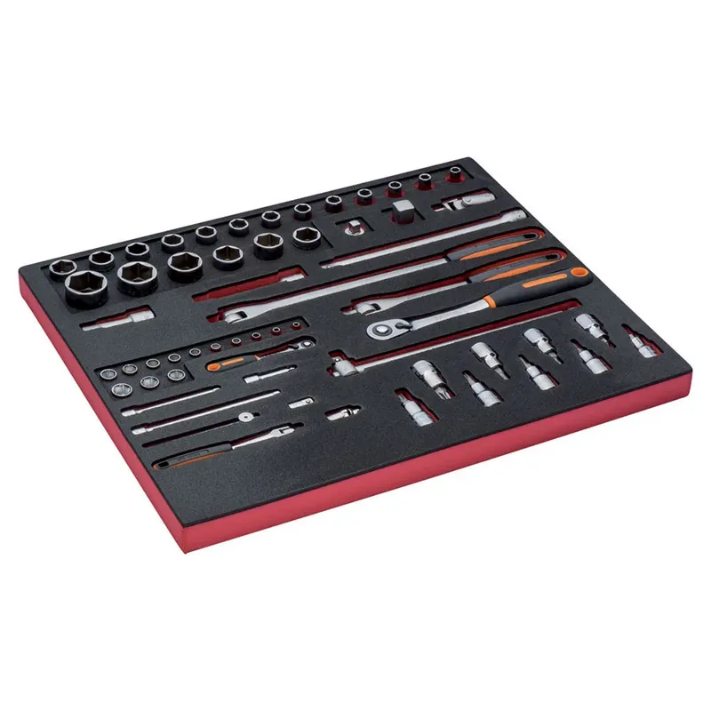 Set Met Ronde Kop En Bekers In Schuimen Bakje 3-3 Fit&go Set Met Ronde Kop En S In Schuimen Bakje 3-3 Fit&go Gereedschapsset Beker 59 Eenheden by Bahco – product image 1 of 3