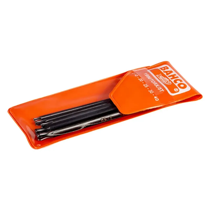 Set Of 5 Torx® Allen Keys Long And Phosphated Ball Set Inbussleutel de Bahco – image du produit