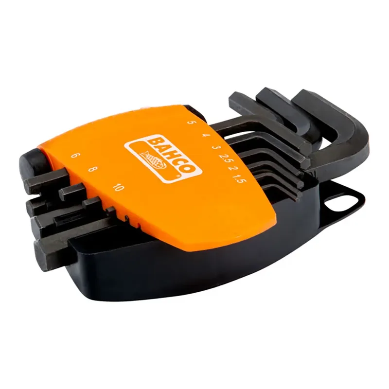 Set Of 9 Allen Keys With Compact Bi-component Support Inbussleutelset by Bahco – product image