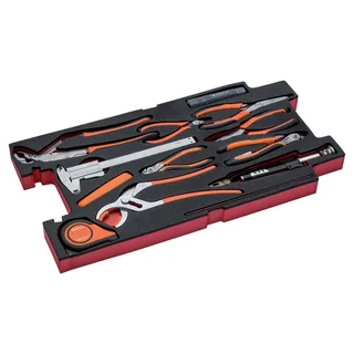 Set Tangen In Schuimbak Voor ´´heavy Duty´´ Stijve Koffers 4750rchdw01 15 Eenheden van Bahco – productafbeelding 2 van 2