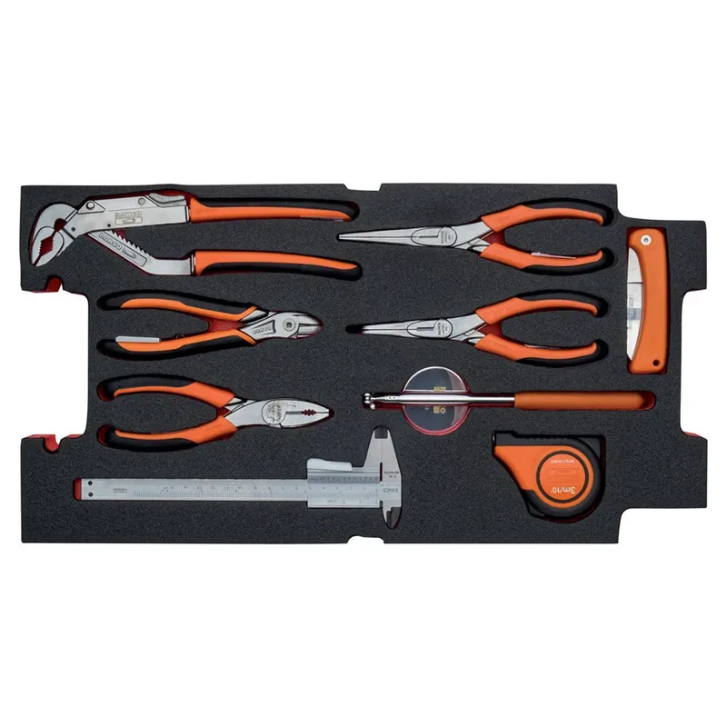 Jeu De Pinces à Usage Général Dans Un Plateau En Mousse Pour Valises Rigides ´´heavy Duty´´ 4750rchdw01 9 Unités de Bahco – image du produit 1 sur 2