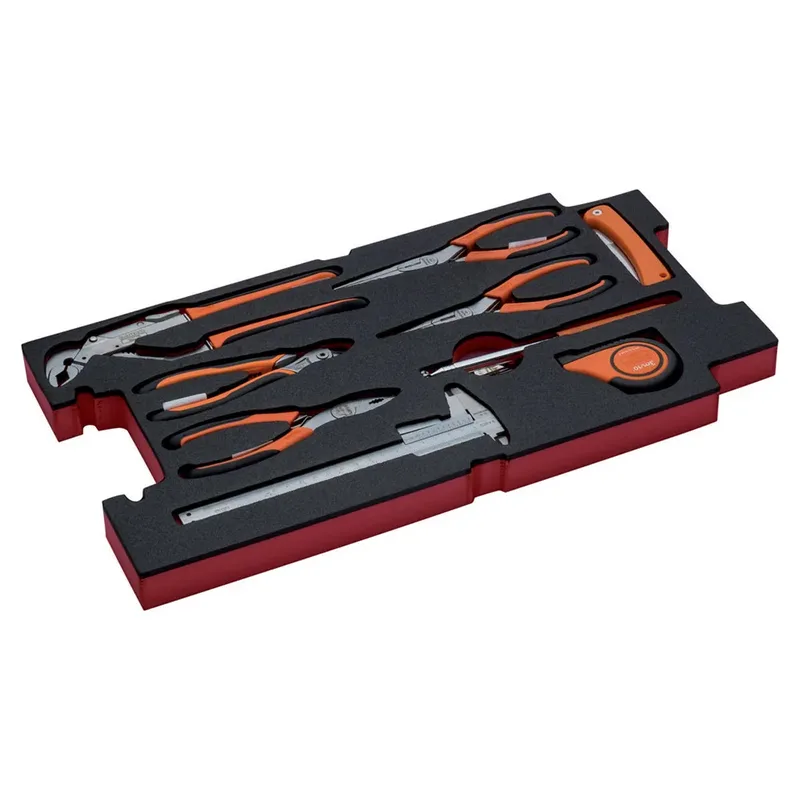 Jeu De Pinces à Usage Général Dans Un Plateau En Mousse Pour Valises Rigides ´´heavy Duty´´ 4750rchdw01 9 Unités de Bahco – image du produit 2 sur 2