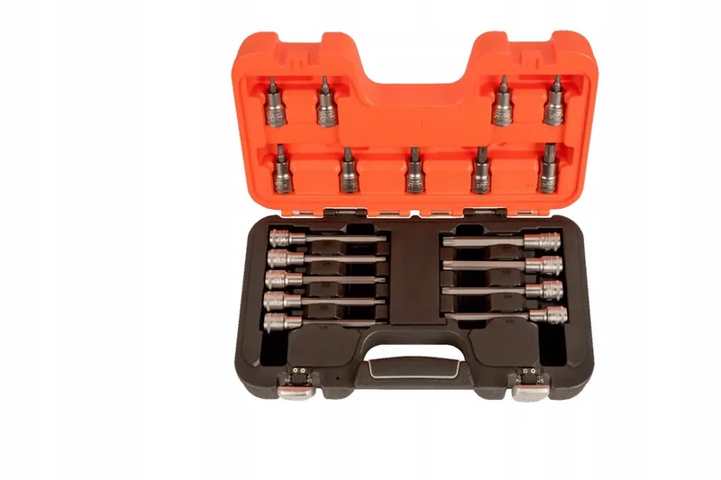 Set Van 1/2´´ Doppen Met Torx®-bits 18 Eenheden de Bahco, Orange – image du produit