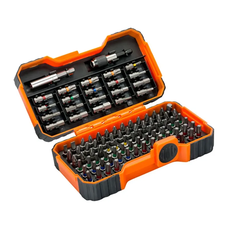 Ensemble De 100 Embouts De 1/4´´ Pour Vis à Fente Phillips Pozidriv Hexagonales Et Torx® Résistantes Au Tamper 30 Mmx19 Mmx28 Mm de Bahco – image du produit