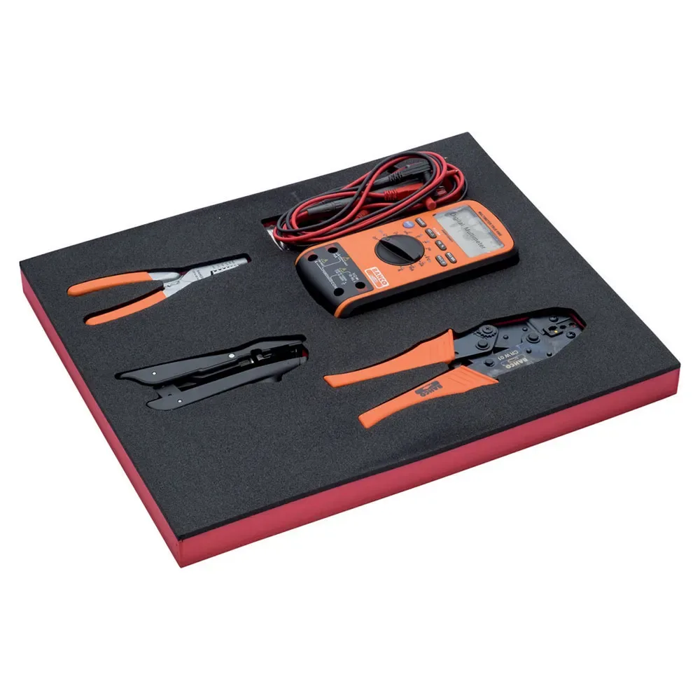 Skraldenøglesæt Til Terminaler Og Multimeter I Skumbakke 2-3 Fit&go 4 Enheder de Bahco – image du produit