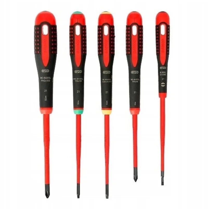 Slim VDE ERGO Schroevendraaierset - 5 Delig - Platte, Phillips & Torx by Bahco – product image