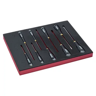 Slotted In Foam Tray 2-3 Fit&go Schroevendraaierset 8 Eenheden de Bahco – image du produit 1 sur 3
