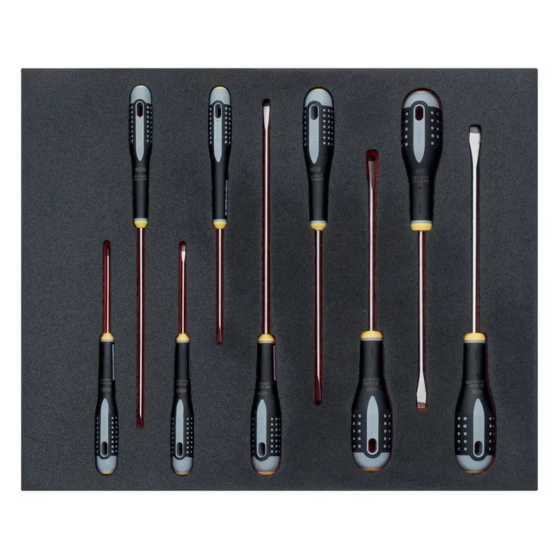 Slotted In Foam Tray 2-3 Fit&go Schroevendraaierset 8 Eenheden de Bahco – image du produit 2 sur 3