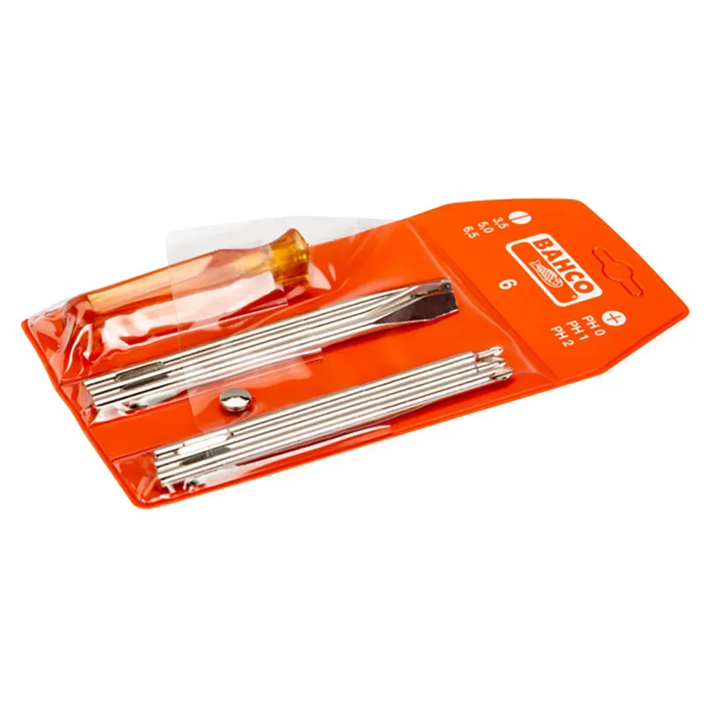 Slotted-phillips With Reversible Rod Schraubendreher-set 6 Einheiten von Bahco – Produktbild