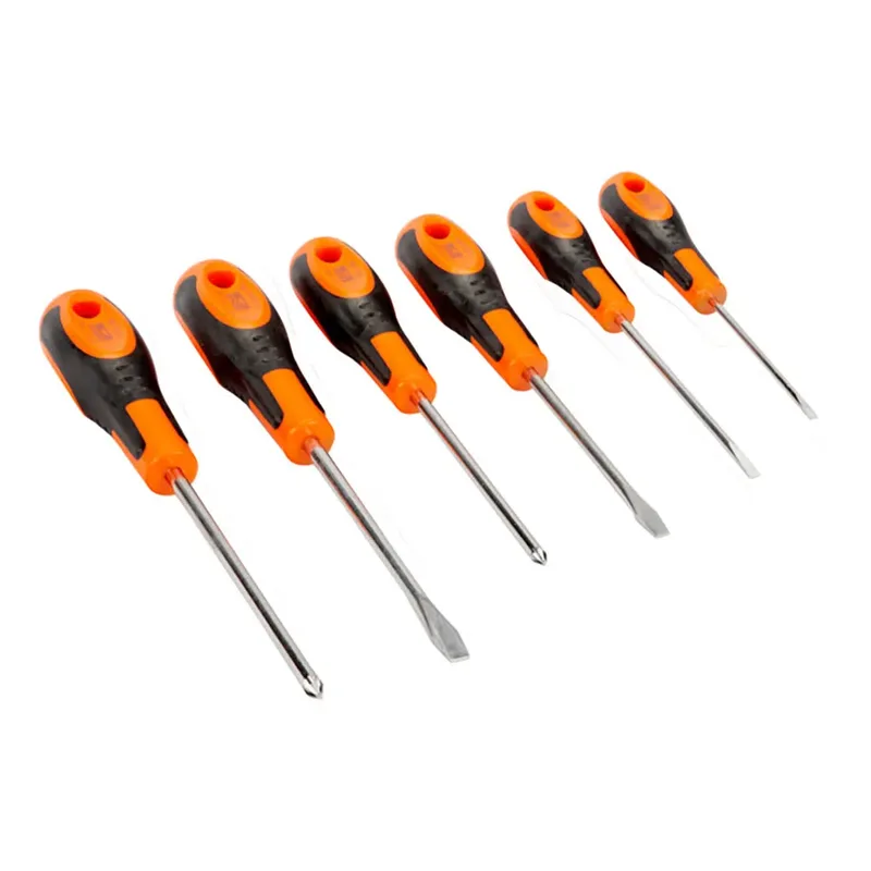 Slotted-pozidriv With Rubber Handle Schroevendraaierset 6 Eenheden de Bahco – image du produit