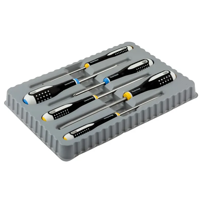 Stainless Steel Ergo™ Slotted-pozidriv Schroevendraaierset 6 Eenheden de Bahco – image du produit