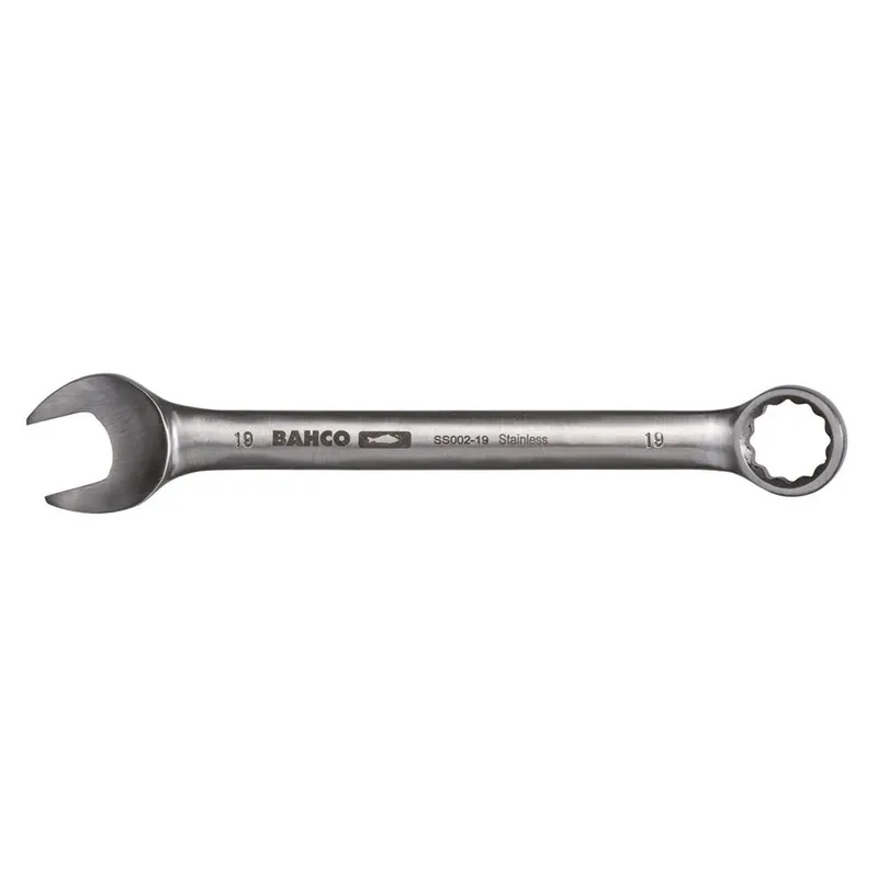 Stainless Steel Offset 19 Mm 195 Mm Steeksleutel by Bahco – product image