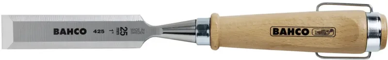Stechbeitel, Holzgriff, vernickelter Stahlring, 22 X 140mm Bahco 425-22 by Bahco – product image