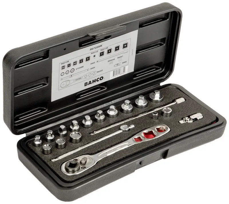 Steckschlüsseleinsatz-Set 1/4 19teilig R6725MK by Bahco – product image