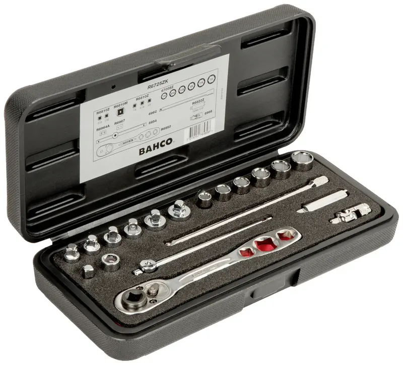 Steckschlüsseleinsatz-Set 1/4 19teilig R6725ZK by Bahco – product image