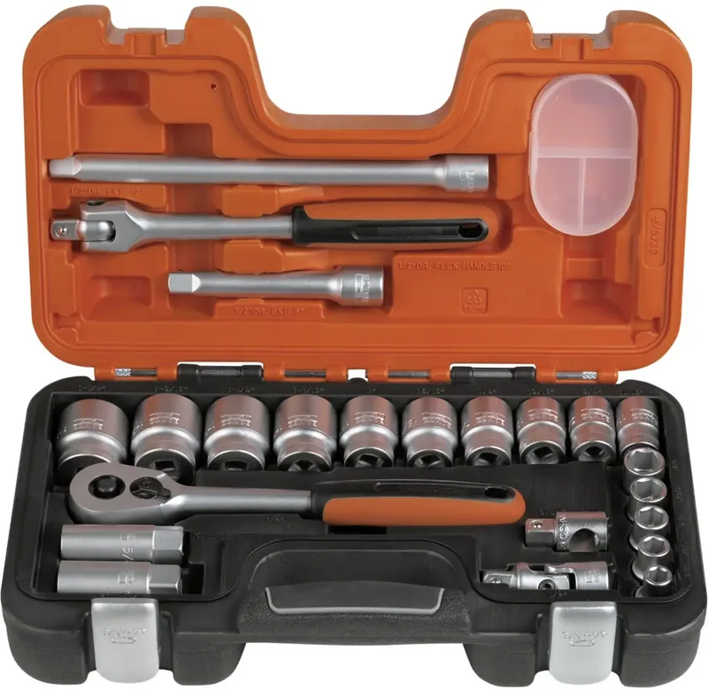 Steckschlüsselsatz zöllig 1/2 (12.5 mm) 24teilig S240AF de Bahco – image du produit
