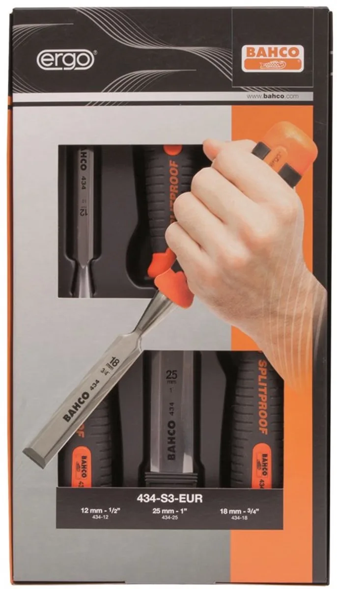 Steekbeitelset 3-delig by Bahco – product image