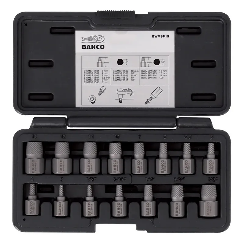 tapeindtrekker bit set | BWMSP15 de Bahco – image du produit 2 sur 3