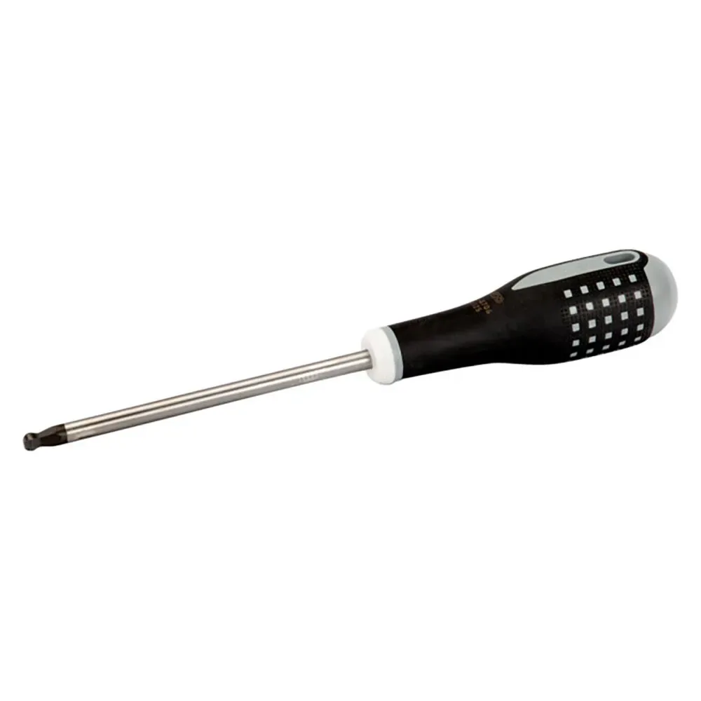 Tournevis à Douille Hexagonale Ergo™ Hex Ball Screwdriver With Rubber 1.5x60 Mm van Bahco – productafbeelding