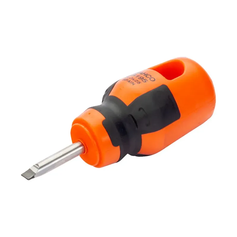 Tournevis Plat Stubby Rubber Rectafit Screwdriver 1.2x6x25 Mm de Bahco – image du produit