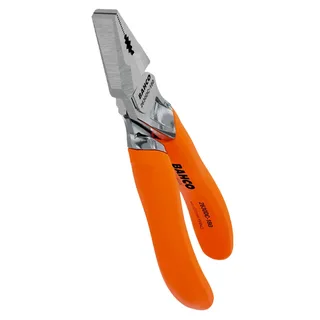 Universele Chrome-tang Met Monomaterial-handgrepen Versterkte Snijkant 180 Mm Oranje van Bahco, Meerkleurig – productafbeelding 2 van 5