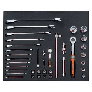 Jeu D´outils Wrench-in Foam Tray 3-3 Fit&go 38 Pièces de Bahco – image du produit 2 sur 3