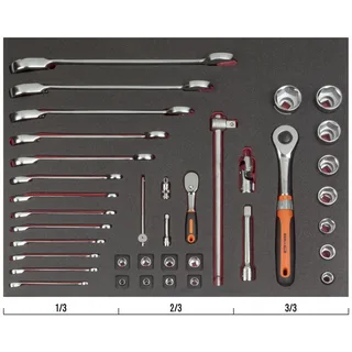 Jeu D´outils Wrench-in Foam Tray 3-3 Fit&go 38 Pièces de Bahco – image du produit 3 sur 3