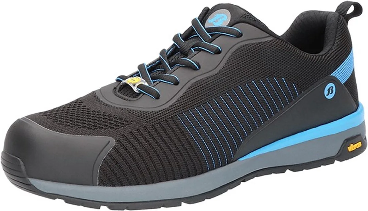 Radiance Vim S1P LG - Zwart/Blauw (W) van Bata Industrials, Zwart, Blauw, 35 – productafbeelding