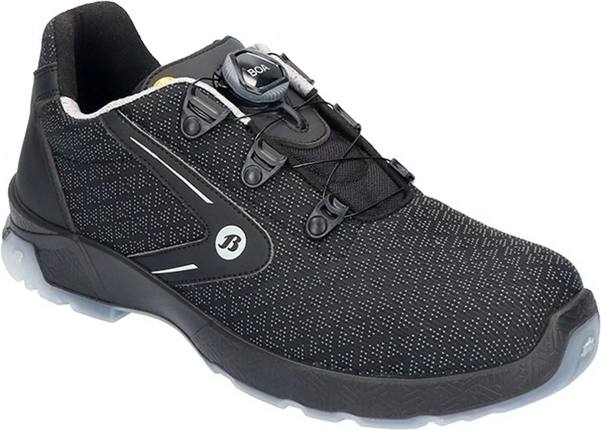 Summ Seven S3 ESD Low Veiligheidsschoenen - Ultralichte Bescherming - Zwart/Grijs von Bata Industrials, Schwarz, Grau, 41 – Produktbild