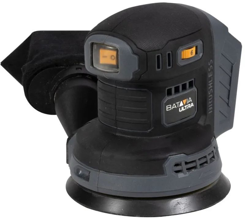 Accu 18V Brushless Excentrische Schuurmachine 125mm - Incl. 2.0Ah Li-ion Accu / 2.4A Oplader - Ultra Incl. 2.0Ah Accu & Lader von Batavia – Produktbild
